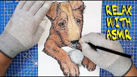 Relax With The Cutest Puppy Coloring ASMR