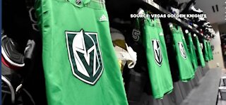 Vegas Golden Knights going green for St. Patrick's Day