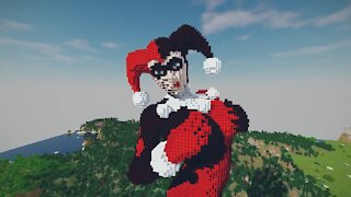 Minecraft Harley Quinn Build