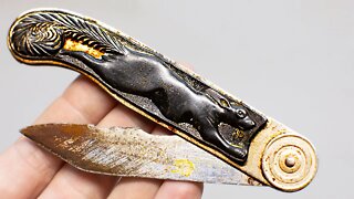 Beautiful Pocket Knife Restoration. Knife of the 1970s