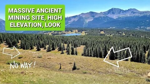 Alivestream @ 12,300 FT, Massive Ancient Mining Operation? Great Turk Peak, Colorado