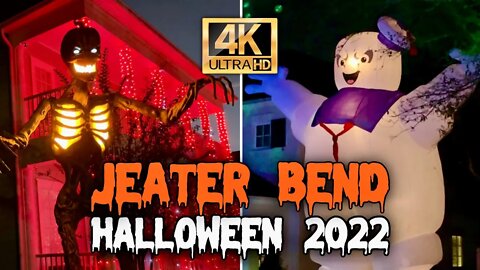 The CRAZIEST Halloween Street 🎃 In The WORLD! | Lights On Jeater Bend 2022