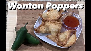 Cheese Wonton Jalapeno Poppers