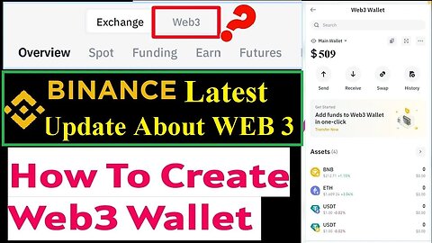 Binance Biggest Update | How To Create Web3 Wallet on Binance | Web3 Wallet Trend | #binanceupdate