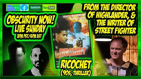 Obscurity Now! #119 Ricochet #90s #movie