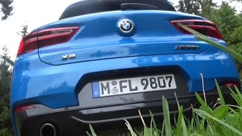 😎BRUTAL BMW X2 M35i 19 min Autobahn POV, revs and in detail The SOUND! In 4k Ultra HD