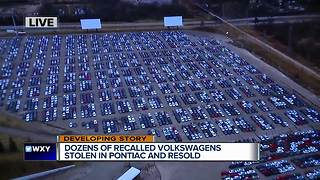 Dozens of recalled Volkswagens stolen from Silverdome lot, re-sold