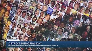 Detroit honors COVID-19 victims with memorial on Belle Isle
