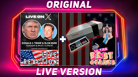 Trump/Musk X Interview + NES Games | ULTRA BEST AT GAMES (Original Live Version)