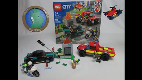 West Mitten Bricks Lego City Fire Rescue & Police Chase 60319