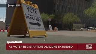 Arizona voter registration deadline extended until October 23