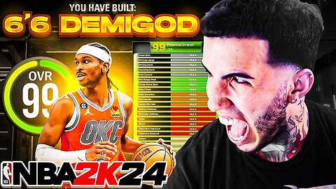 *AFTER PATCH* NEW DEMIGOD 6'6 BUILD IS GOING TO TAKE OVER NBA 2K24 | AND THE BEST JUMPSHOT FOR 6'6