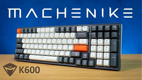 Teclado Machenike K600 | Bluetooth + Switch Blue + Cabo! Gamer Completo