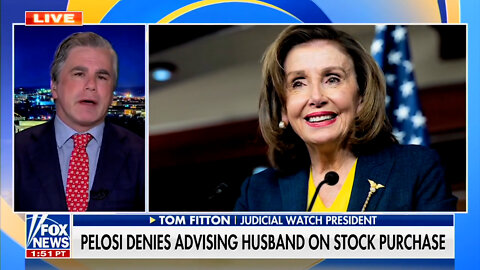 Fitton: Nancy Pelosi Insider Trading Scandal? FTC SHOULD INVESTIGATE!