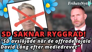 SD gör bort sig rejält - offrar trogna David Lång efter smutsigt mediedrev