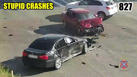 Stupid crashes 827 October 2023 car crash compilation