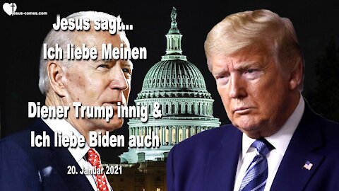 Vertraut Mir... Ich liebe Meinen Diener Trump innig & Ich liebe Biden auch ❤️ Liebesbrief von Jesus