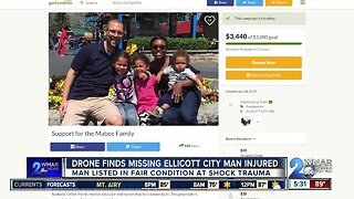 Drone finds missing Ellicott city man injured