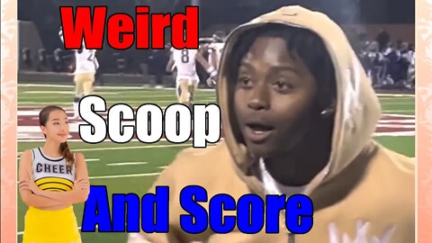 Raw Video of Weird Scoop🏈 and Score to Win Football Game Reaction