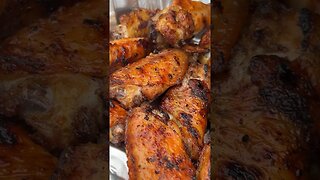 Crispy Grilled Chicken Wings #shorts