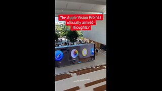 The Apple Vision Pro has officially arrived. Thoughts? #apple #robertTraveler #visionpro #vision