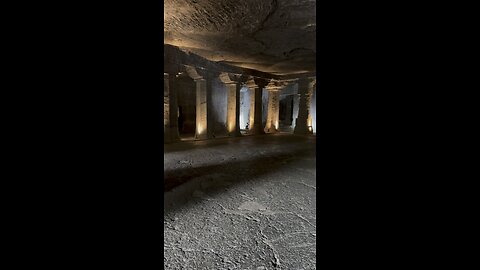 The beauty of Buddha statue in Ajantha cave