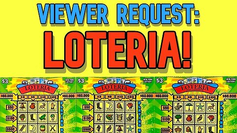 LOTERIA!! Viewer Request! A Bunch of WINNERS while playing this Scratch Off for the First Time EVER!