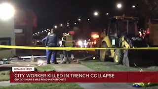 Eastpointe worker dies after trench collapse from water main break