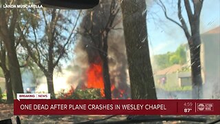 One dead after plane crashes in Wesley Chapel