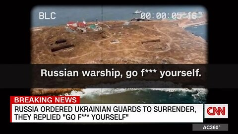 Russian War Ship Go F Yourself Ukrainian Sailors BAMF's Of The Week Joe Biden Caused All Of This WW3