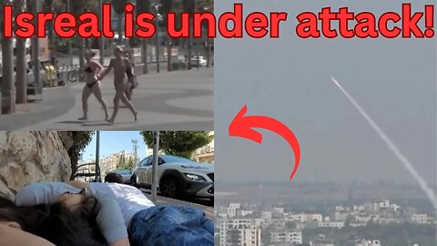 Israel is under attack! #israel #war #rockets #middleeast #telaviv