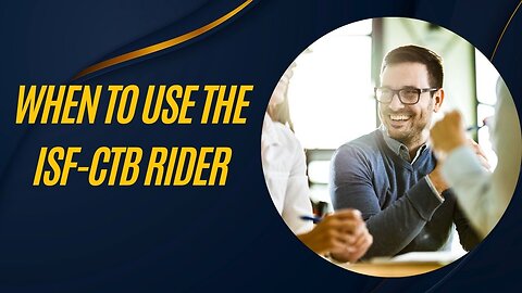 Understanding the ISF-CTB Rider