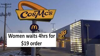 McDonalds CosMcs opens and women waits 4 hours to spend $19