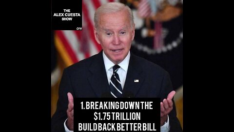 1. Breaking Down the $1.75 Trillion Build Back Better Bill