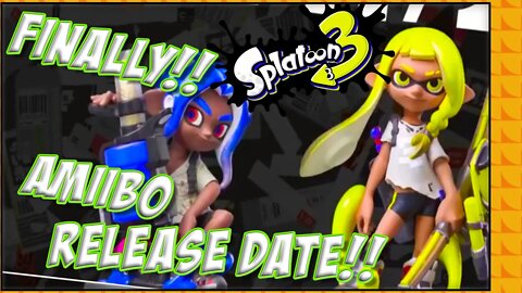 Splatoon 3 amiibo RELEASE DATE!!