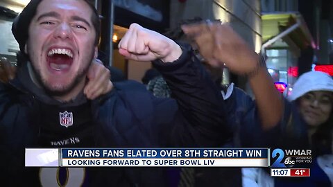 Ravens fans elated after 8th straight win
