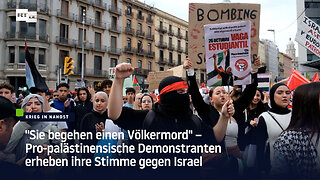 "Sie begehen einen Völkermord" – Demonstranten erheben ihre Stimme gegen Israel