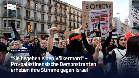 "Sie begehen einen Völkermord" – Demonstranten erheben ihre Stimme gegen Israel