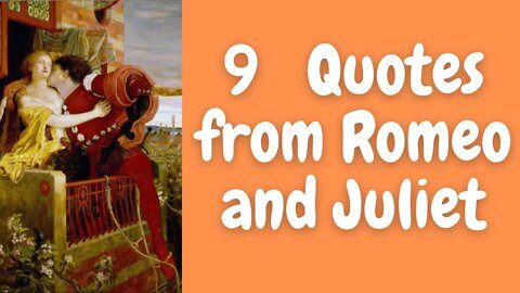 #RomeoandJulietquotes #RomeoandJuliet #motivationalquotes #shorts 9 Quotes from Romeo and Juliet