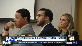 Closing arguments in trial of Kellen Winslow Jr.