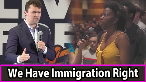 Charlie Kirk CALMLY DESTROYS College Student On Illegal Immigration 👀🔥 FULL CLIP