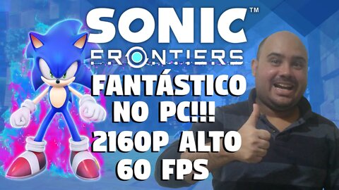 SONIC FRONTIERS NO PC!!! FANTÁSTICO DEMAIS!!! 1620p 60 FPS na RTX 2060 Super!!!