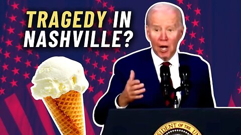 Joe Biden jokes about ICE CREAM before addressing Nashville tragedy