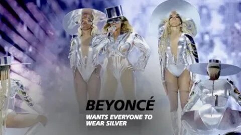 Beyoncé wants everyone to wear silver and Etsy sellers are benefiting
