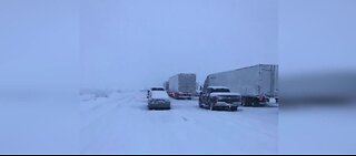 Cajon Pass closed because of heavy snow
