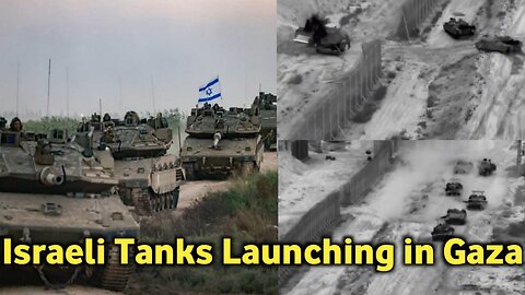 Israeli Tanks Launching Targeted Ground Raid in Gaza: Drone Video Footage, News Update