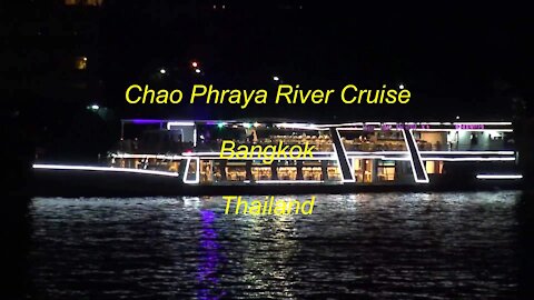 Chao Phraya River Cruise Bangkok Thailand