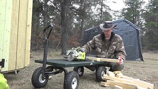 Setting Up Off Grid Work Shop & Building Work Bench