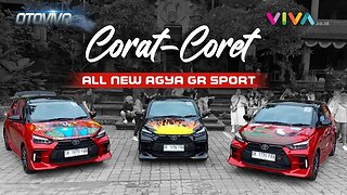 Serunya Corat-coret Kap Mesin ALL NEW AGYA GR SPORT di Bali