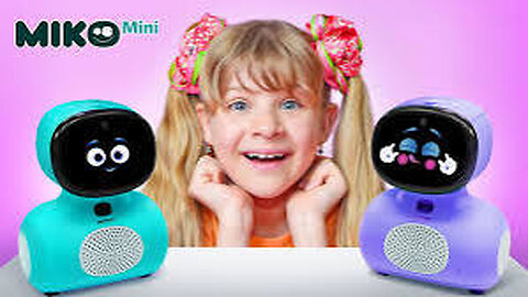 Miko Mini meets Diana and Roma -Smart Robert Specifically Designed for kids !